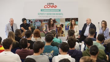 Momento de la jornada de la Copa Covap