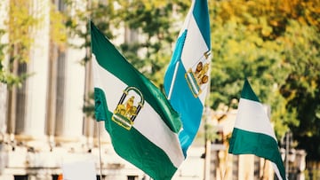 Flags of the southern Spanish region of Andalusia