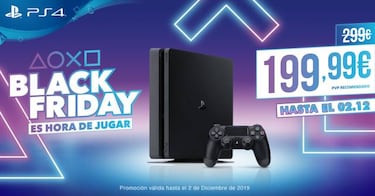 Ofertas Black Friday en PlayStation: PS4 por 199,99 euros y rebajas en juegos