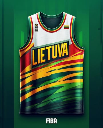 Selección de baloncesto de Lituania.