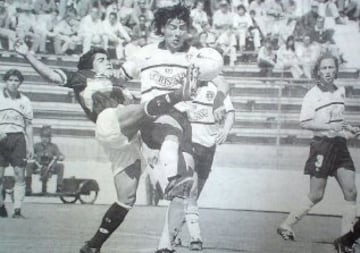 Pablo Contreras jugó su primer partido como profesional en la derrota 4-1 ante la UC en San Carlos.