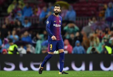 Gerard Piqué fue expulsado por el árbitro William Collum .