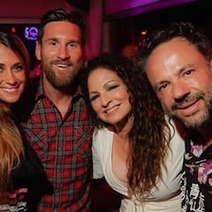 Messi vuelve a coincidir con un famoso en "Lío Ibiza": Esta vez con Gloria Estefan