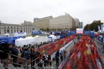 El Maratón de Santiago en imágenes