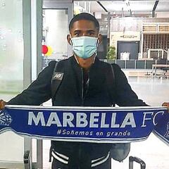 El panameño Irving Gudiño llegó a Marbella y ya está listo para la acción