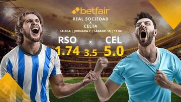 Real Sociedad vs. RC Celta de Vigo: horario, TV, estadísticas, clasificación y pronósticos