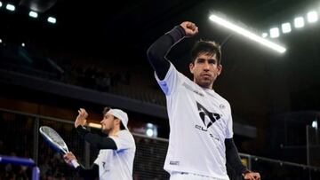 Chingotto, ahora con Galán (detrás) siempre juega la final en París.