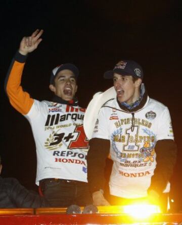 El municipio de Lérida es una fiesta desde que Álex Márquez y Marc Márquez ganasen sus respectivos mundiales de motociclismo.