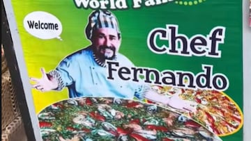 Encuentran en Tailandia una paella hecha por un tal “chef Fernando” y la imagen es para verla