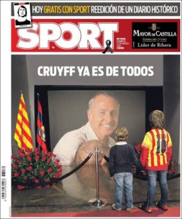 Portadas de la prensa mundial