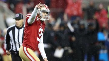 El kicker de los San Francisco 49ers tiene 36 años de edad. 