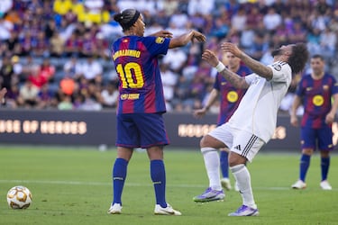 Ronaldinho y Marcelo.