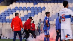 U. de Chile - U. Católica en vivo: clásico suspendido por incidentes y bengalas en las gradas | Últimas noticias