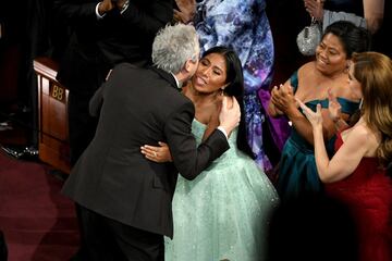 Alfonso Cuarón y Yalitza Aparicio.