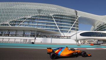 Fernando Alonso en Abu Dhabi.
