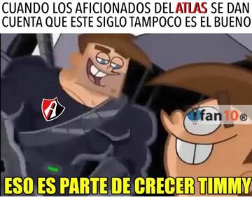 Los memes también golean al Atlas por perder con Monterrey