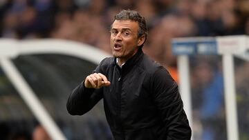 Luis Enrique, en Riazor.