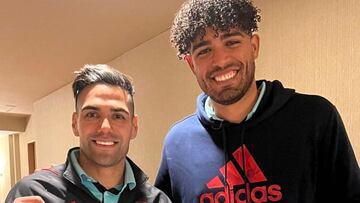 Montero y la foto con Falcao: “Es hincha de Millonarios, ojalá se dé”