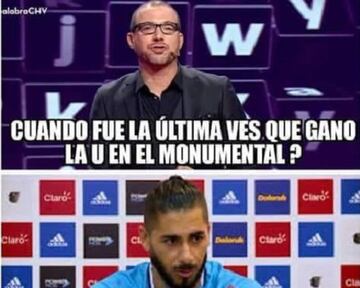 Los duelos entre Colo Colo y la U siempre se juegan antes en el tablón virtual, y ésta vez no es la excepción. Mira todas las creaciones.