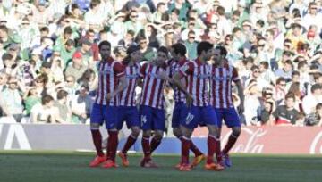 El Betis-Atlético de Madrid en imágenes