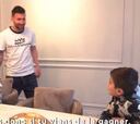 La entrañable charla de Messi con su hijo Thiago tras el Balón de Oro: "¿Por qué has ganado?"