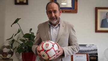 Paco Diez, presidente de la Federaci&oacute;n Madrile&ntilde;a de F&uacute;tbol e inventor del F&uacute;tbol 7.