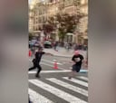 Drama en las calles de Oporto: los hooligans ingleses a golpes con la policía