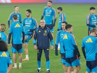 Entrenamiento de España.