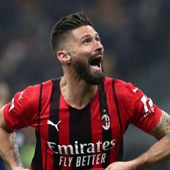 Giroud the hero for Milan as second half double secures derby win