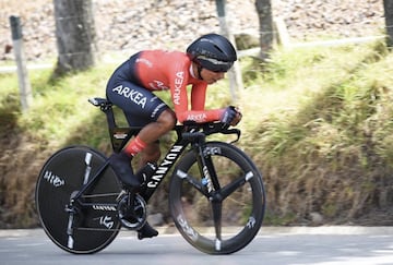 Daniel Martínez defendió el título siendo el más rápido de la CRI haciendo 48:02 en 41.4 km de en los Juegos Nacionales. Nairo sorprendió con su gran tiempo (48:30). Ana Cristina fue la campeona en categoría élite. 