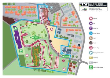 El perfil del Mundial de Ciclocross 2023.