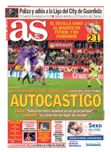 Las portadas de AS de enero