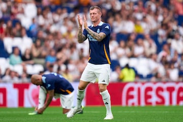 Toni Kroos ha regresado al Bernab谷u 378 d赤as despu谷s en el Coraz車n Classic Match ante el Dortmund.