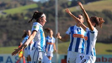 Este domingo por la mañana, Kiana Palacios, Seleccionada Nacional de México, marcó su primer gol con la Real Sociedad en la Liga Iberdrola.