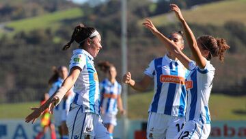 Este domingo por la ma&ntilde;ana, Kiana Palacios, Seleccionada Nacional de M&eacute;xico, marc&oacute; su primer gol con la Real Sociedad en la Liga Iberdrola.