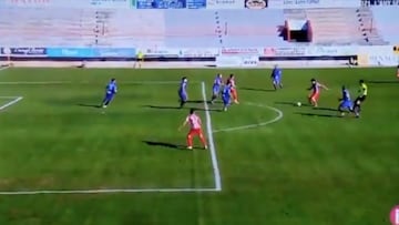 Se viene un goleador tremendo: el gol de Giuliano Simeone en su debut con el 'B'