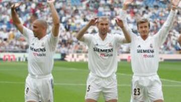 Ronaldo, Cristiano y Beckham.