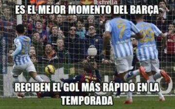 Los mejores 'memes' del Barcelona-Málaga