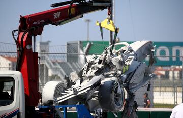 Las imágenes del accidente en Sochi que acabó con la carrera de F2