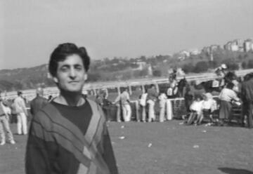 Reza Pazooki en el hipódromo de La Zarzuela en 1980.