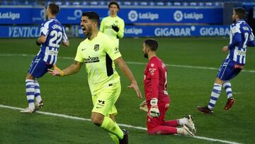 Alav¨¦s 1-2 Atl¨¦tico: resumen, goles y resultado del partido