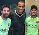 Mucha historia en una imagen: Rivaldo y la MSN