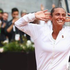 Roberta Vinci se despidió del tenis en Roma