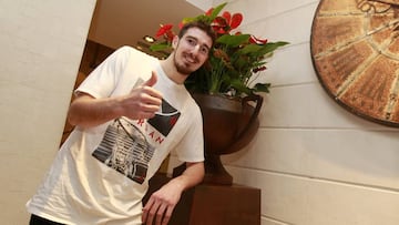 Nando de Colo, en su última visita al Madrid.