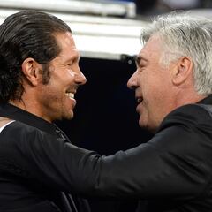 Ancelotti: “Simeone has nothing to learn from me”