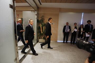 Julen Lopetegui y Florentino Pérez.