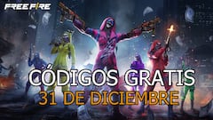 Free Fire | Códigos de hoy miércoles 31 de diciembre de 2025: recompensas gratis