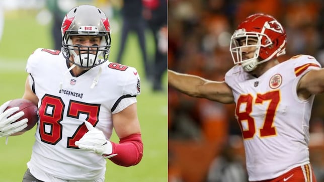 Travis Kelce vs Rob Gronkowski: Duelo de Tight Ends - AS USA