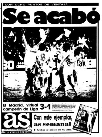 Portada del 9 de marzo de 1986.