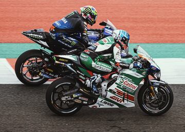 Franco Morbidelli y Álex Márquez.